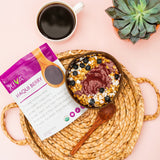 Maqui berry powder on granola & berries